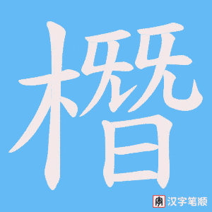橬笔顺动图