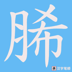 脪笔顺动图