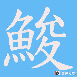 鮻笔顺动图