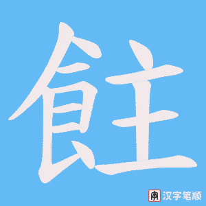 飳笔顺动图