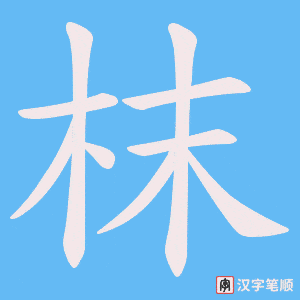 枺笔顺动图