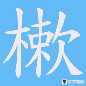 樕笔顺动图