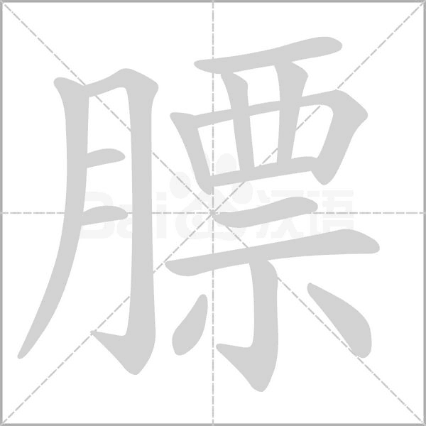 膘笔顺动图