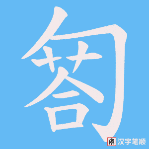 匒笔顺动图