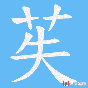 苵笔顺动图