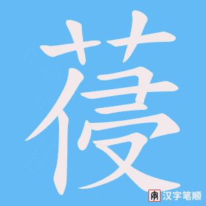 葠笔顺动图