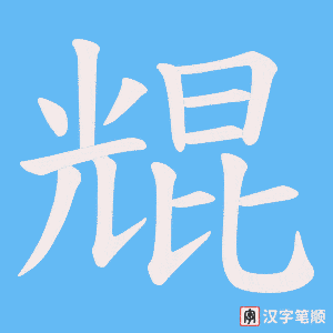 尡笔顺动图
