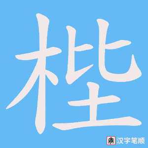 梐笔顺动图