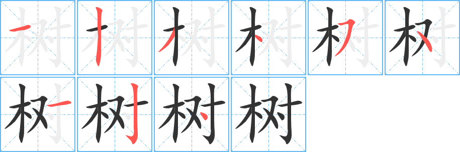 树的写法图